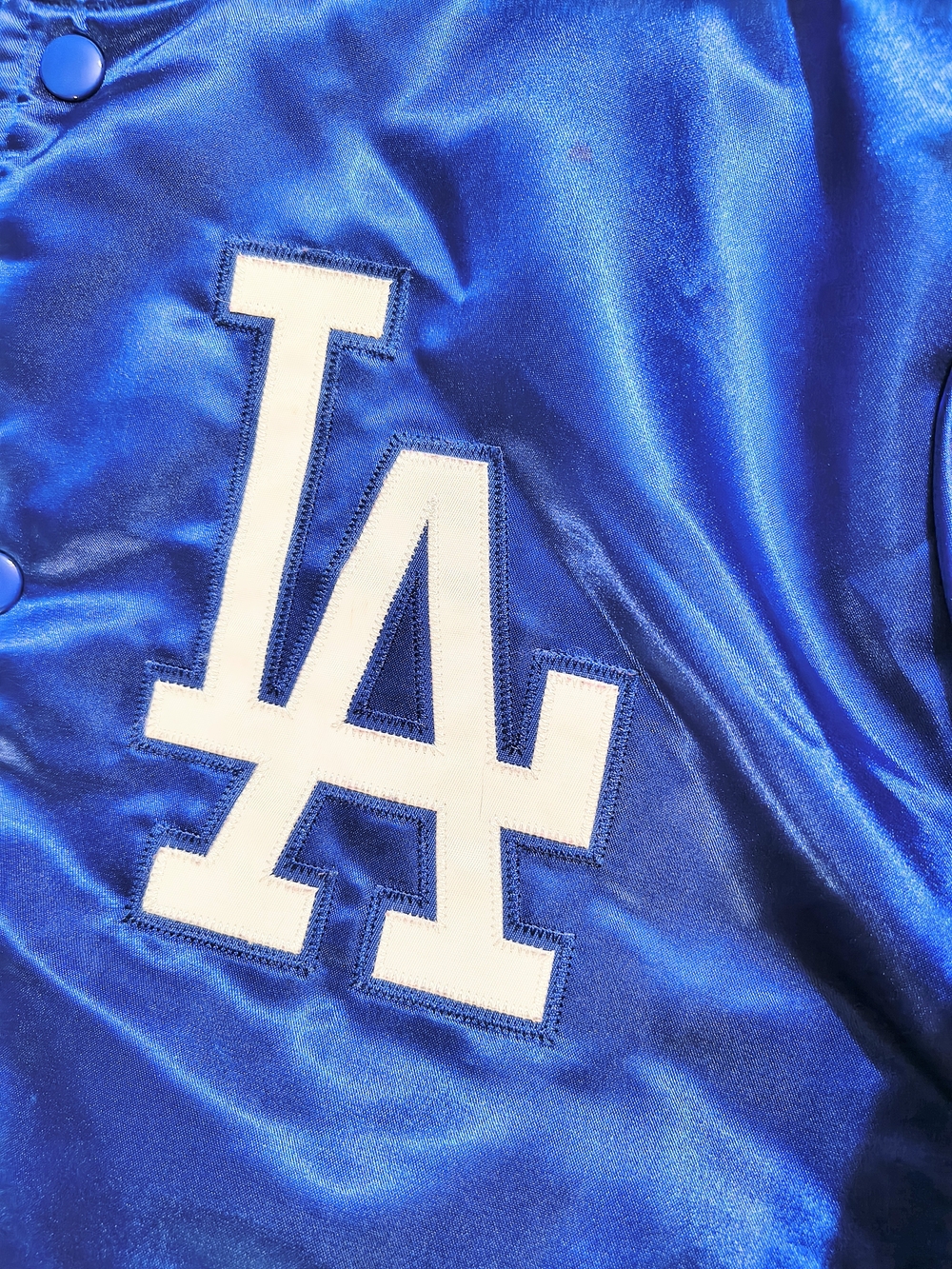 Michell & Ness LA Dodgers Satin Coaches Jacket Cooperstown Collection Medium - Picture 3 of 12